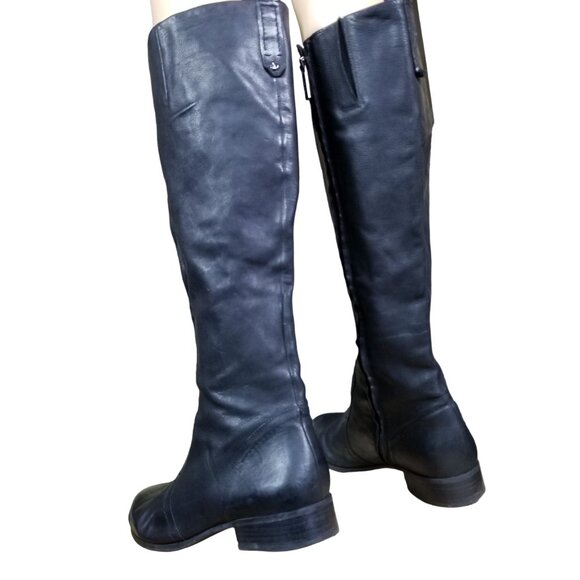 NINE WEST Women's Nicolah-Wide Leather Winter Boot size 11 - Picture 8 of 14